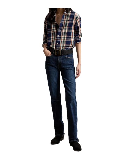 Camicia in cotone a quadri Polo Ralph Lauren | 211-971515-502NAVY ORANGE